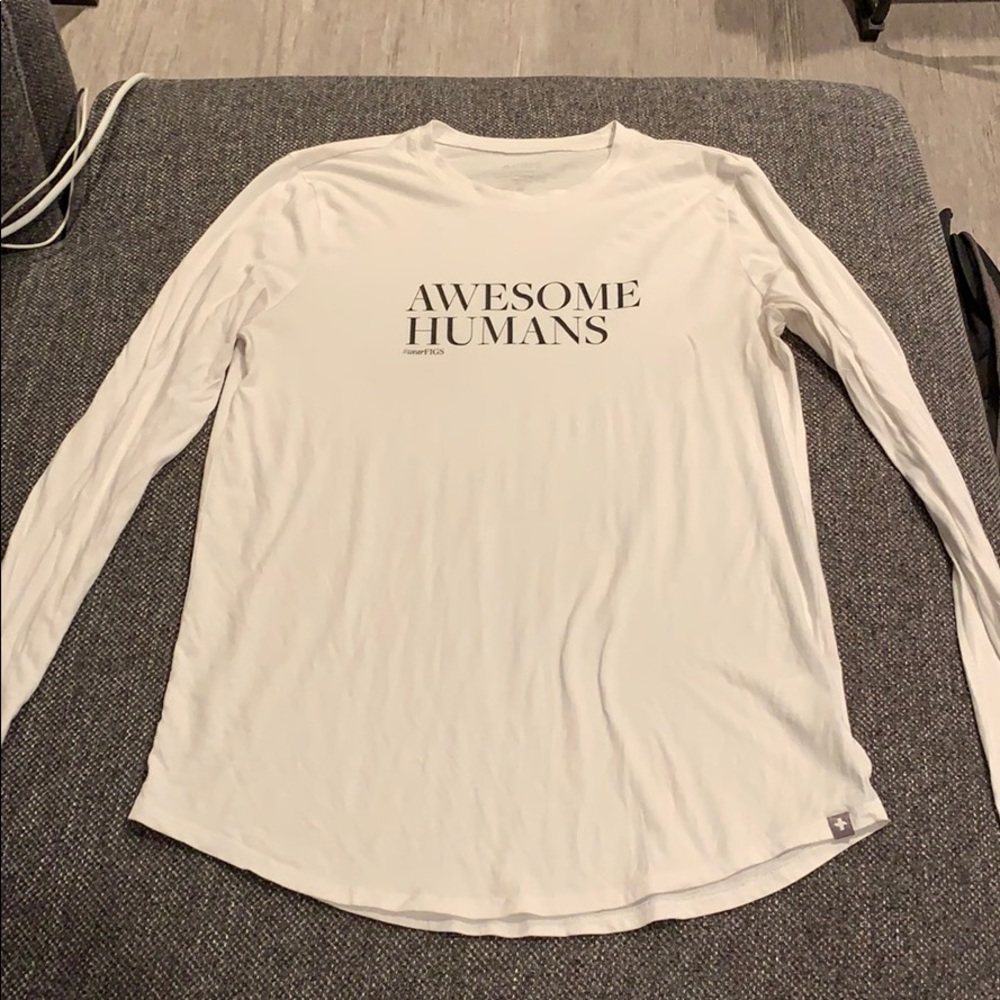 FIGS “Awesome Humans” Long Sleeve Underscrub - XS